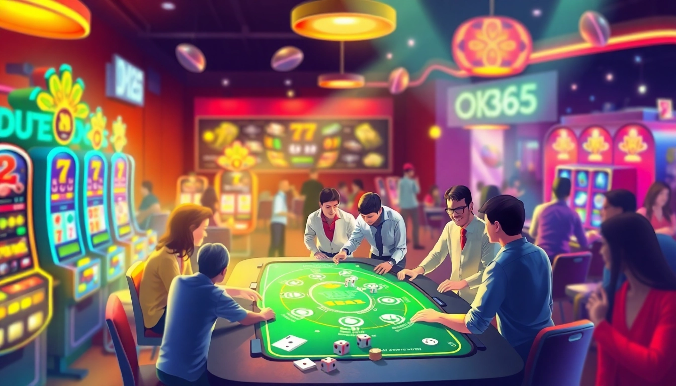 Experience the vibrant thrill of online gambling at https://ok365.tw/ with engaging players and exciting games.