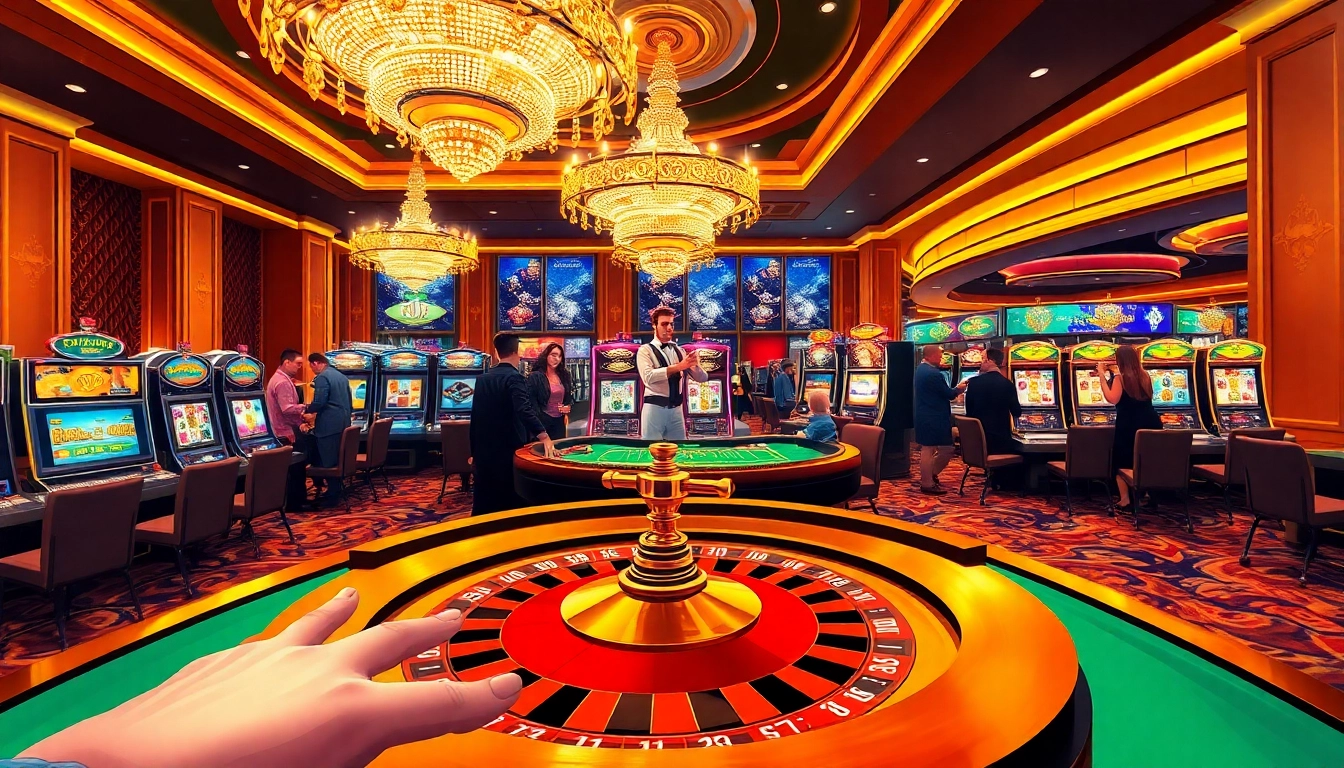 Experience the thrill of rr88 casino with roulette, chips, and elegant decor.