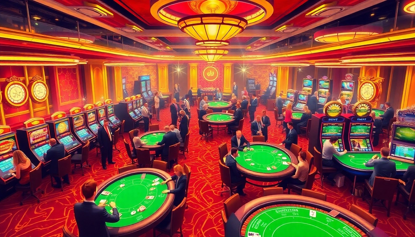 Experience the thrill of Unlimit Casino with players enjoying vibrant games and enticing rewards.