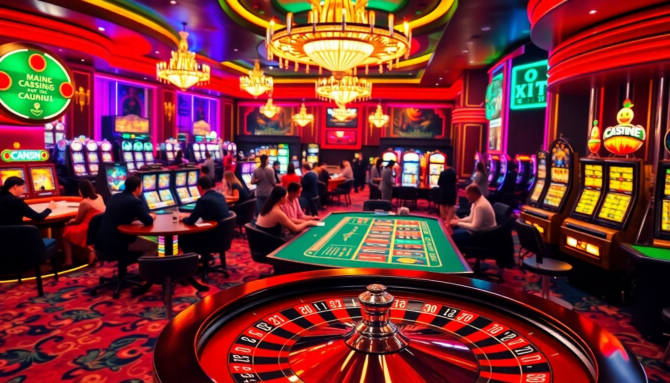 Experience the thrill of Nhà cái uy tín with vibrant casino gaming activities featuring roulette, poker, and slot machines.