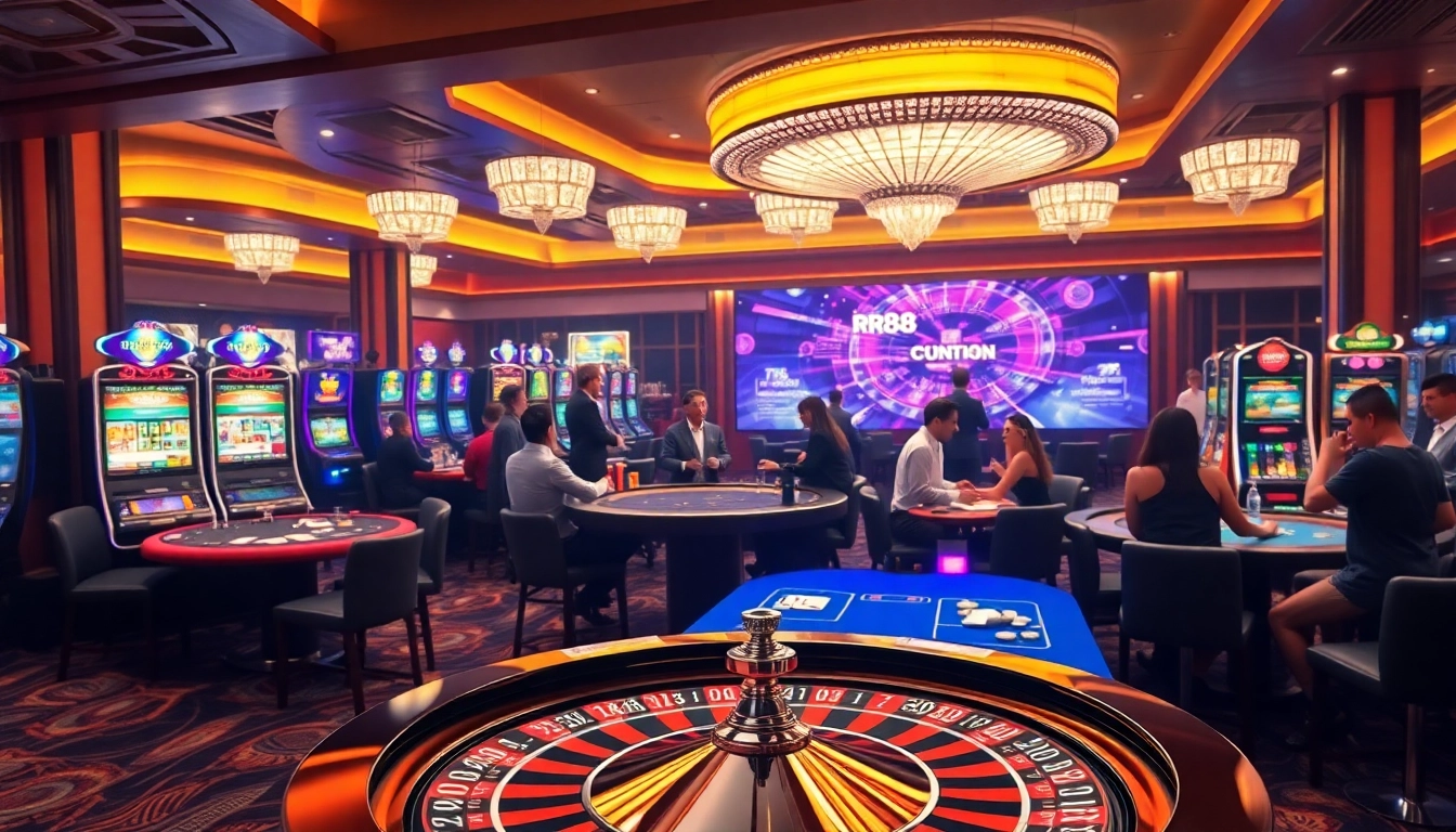 Experience the thrill of winning at trang chủ rr88 casino tables filled with vibrant games and captivating players.